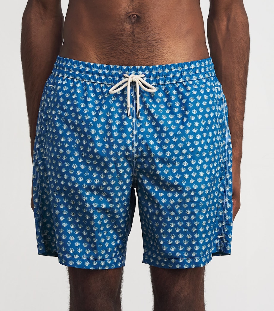 Coral Print Bermuda Swim Shorts 0449S Image 2