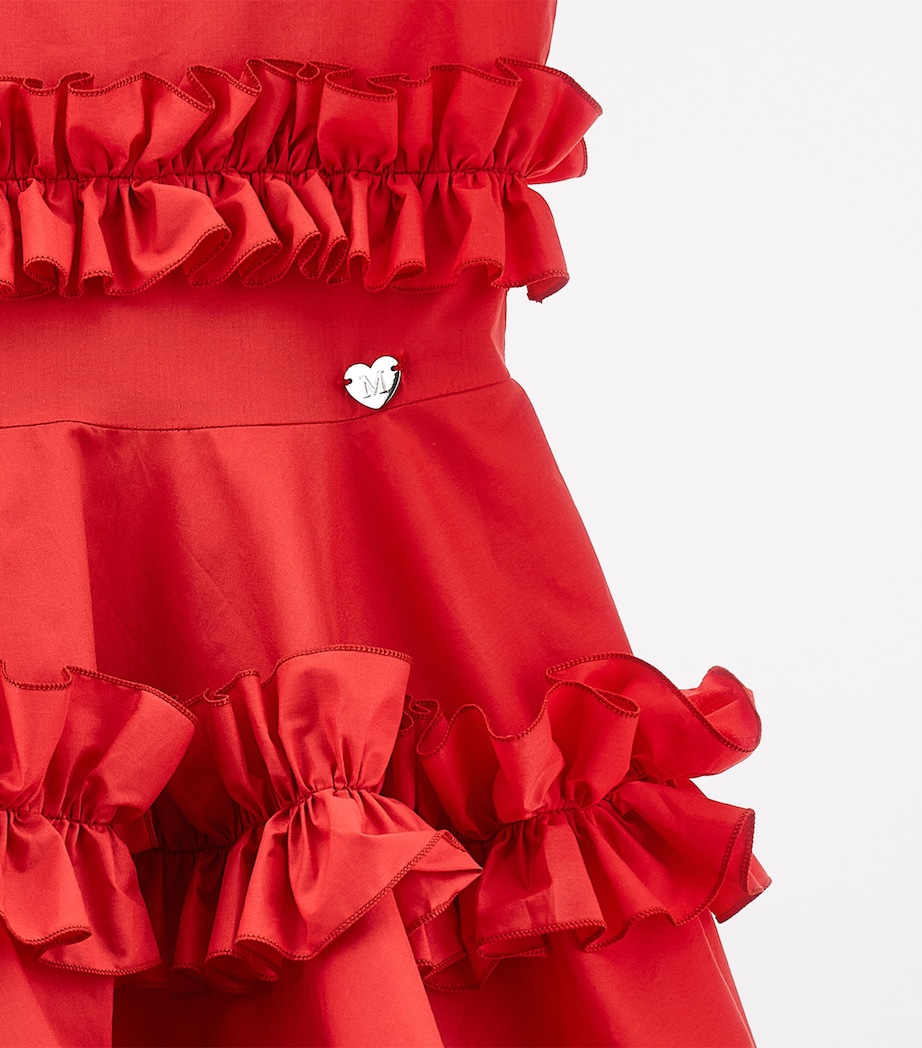 Ruffled Party Dress (2-15 Years) ROSSO Image 3