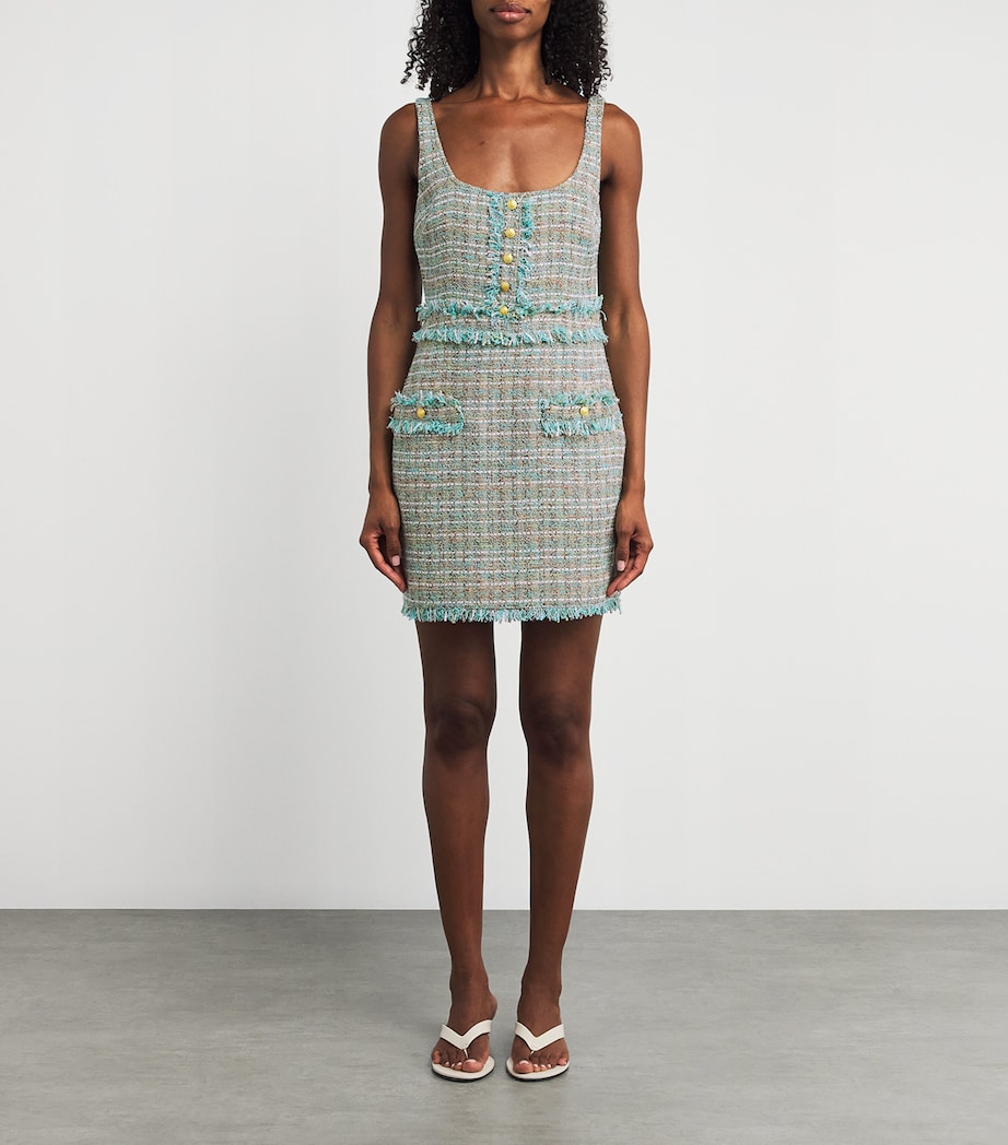Tweed Valli Mini Dress 1934PKE LAGN/LT BRWN Image 3