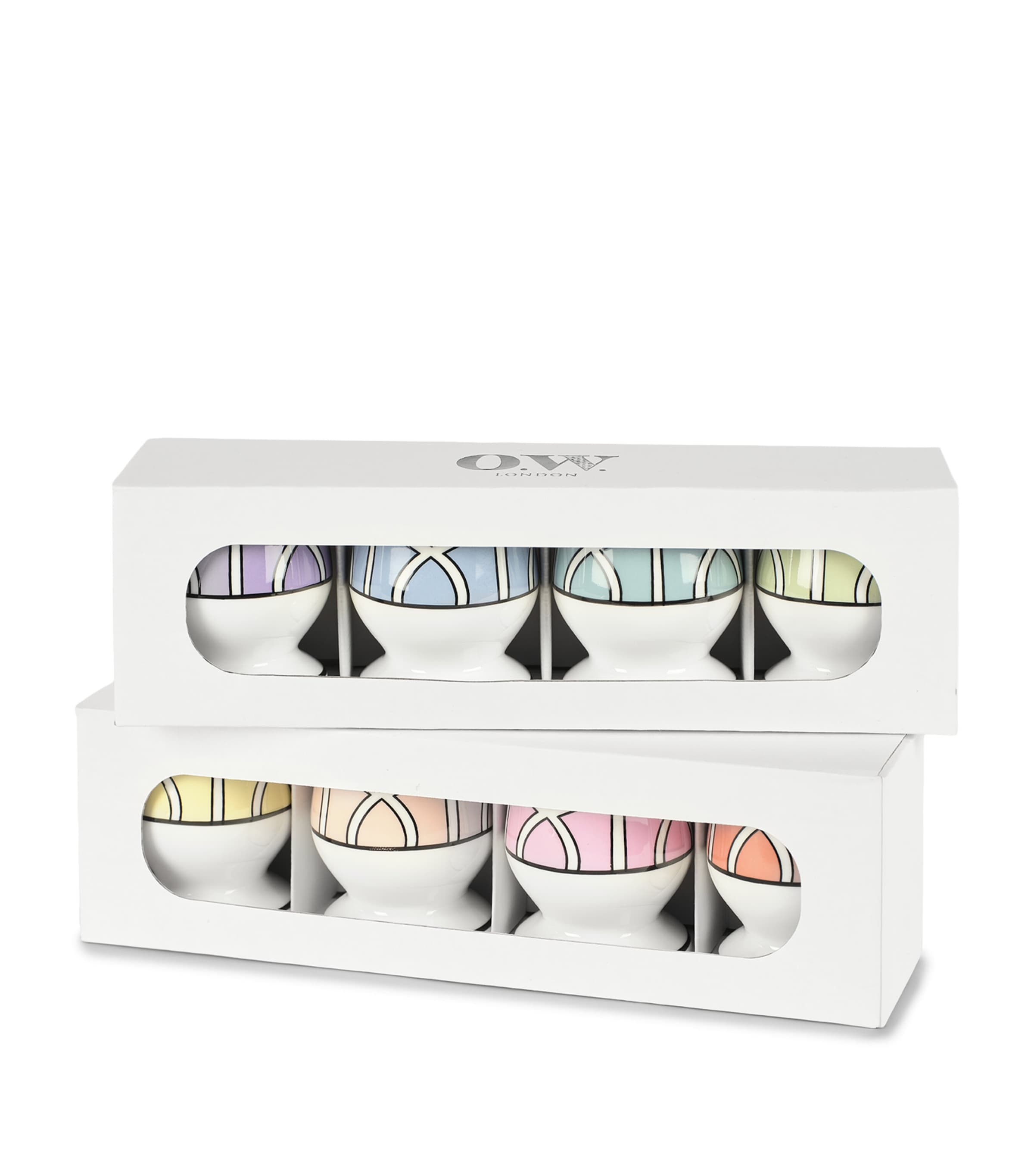 O.W.London Bone China Loop Egg Cups (Set of 4) Ombre Image 2