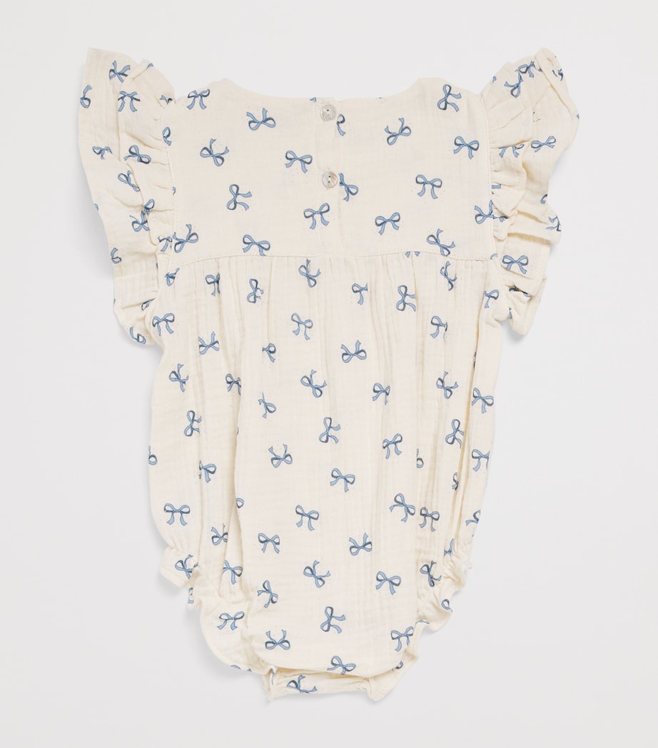 Organic Cotton Coco Bodysuit (1-24 Months) BOW BLEU Image 2