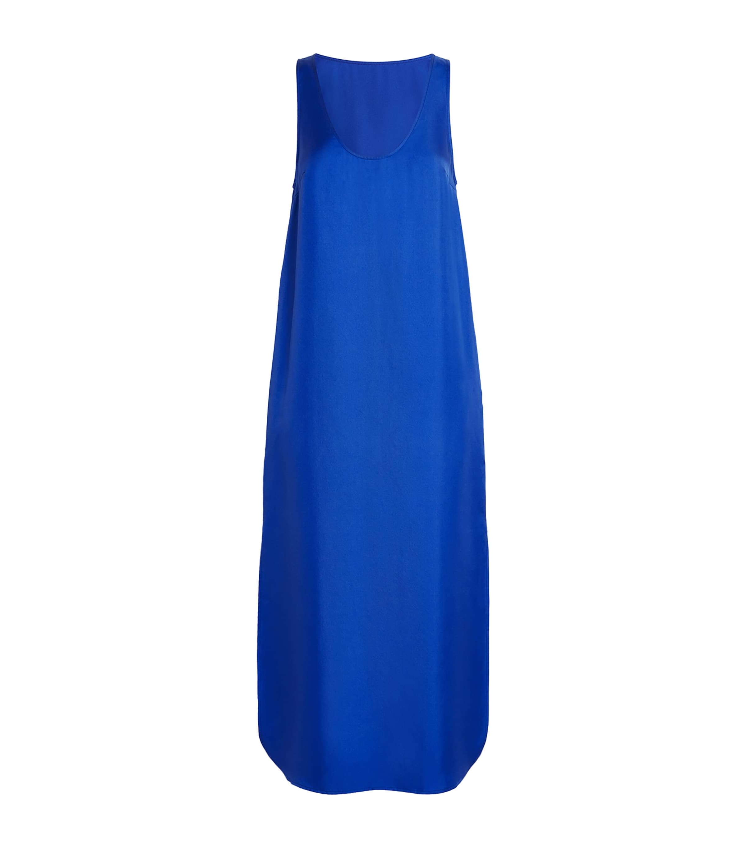 LOULOU DE SAISON SILK NADA MIDI DRESS