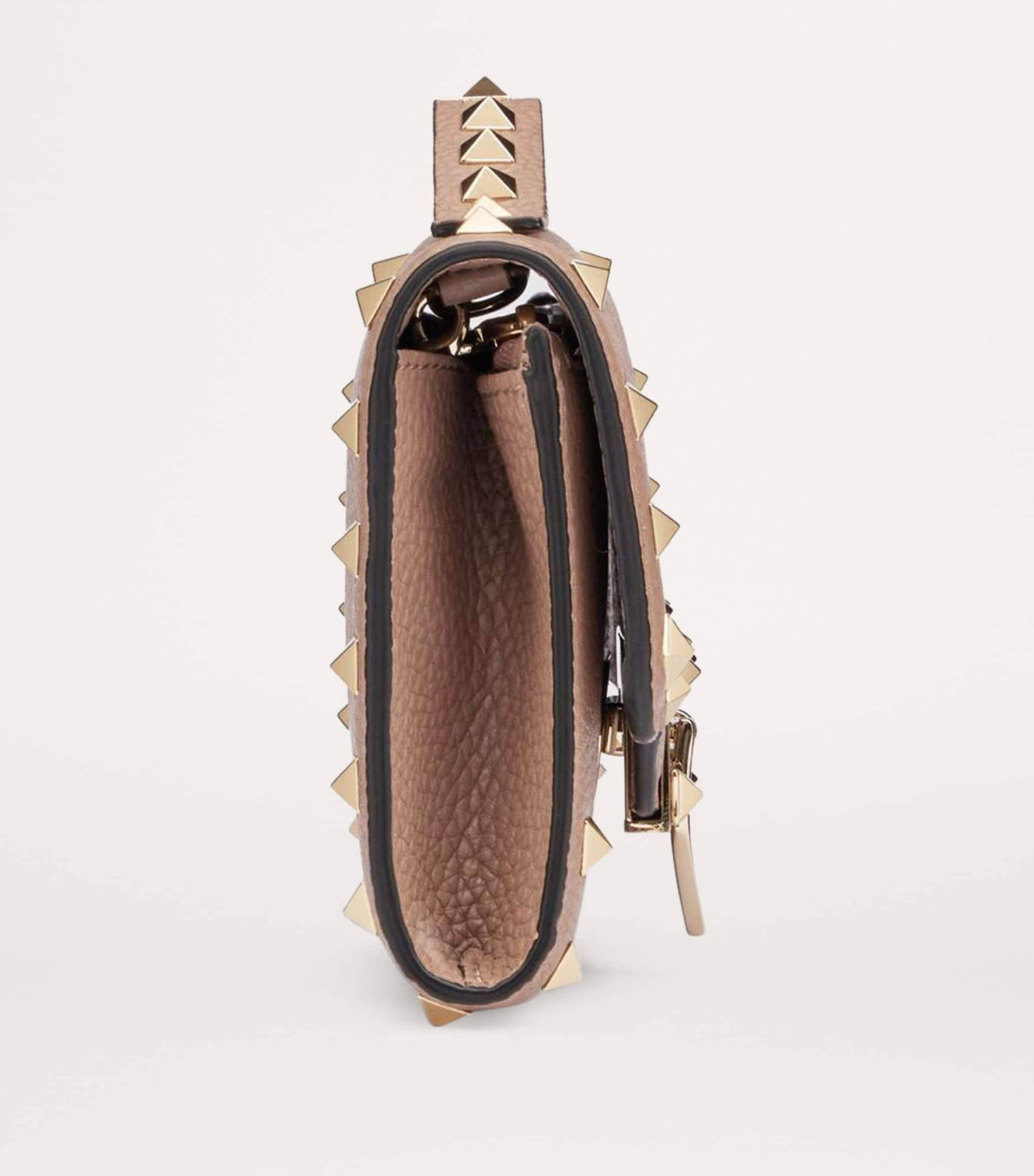 Leather Rockstud Chain Wallet P45 Image 6