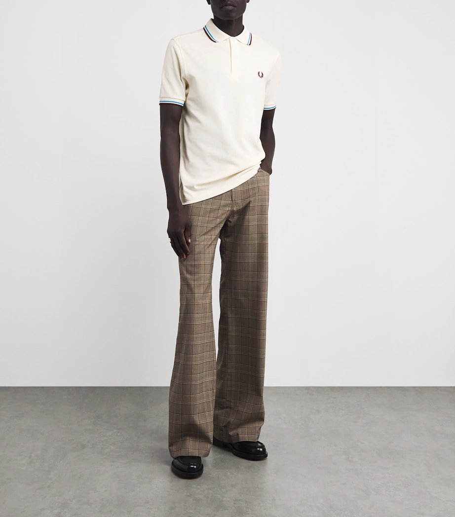 Twin Tipped Polo Shirt Z46-ECR/CRTBLU/OXBLO Image 2