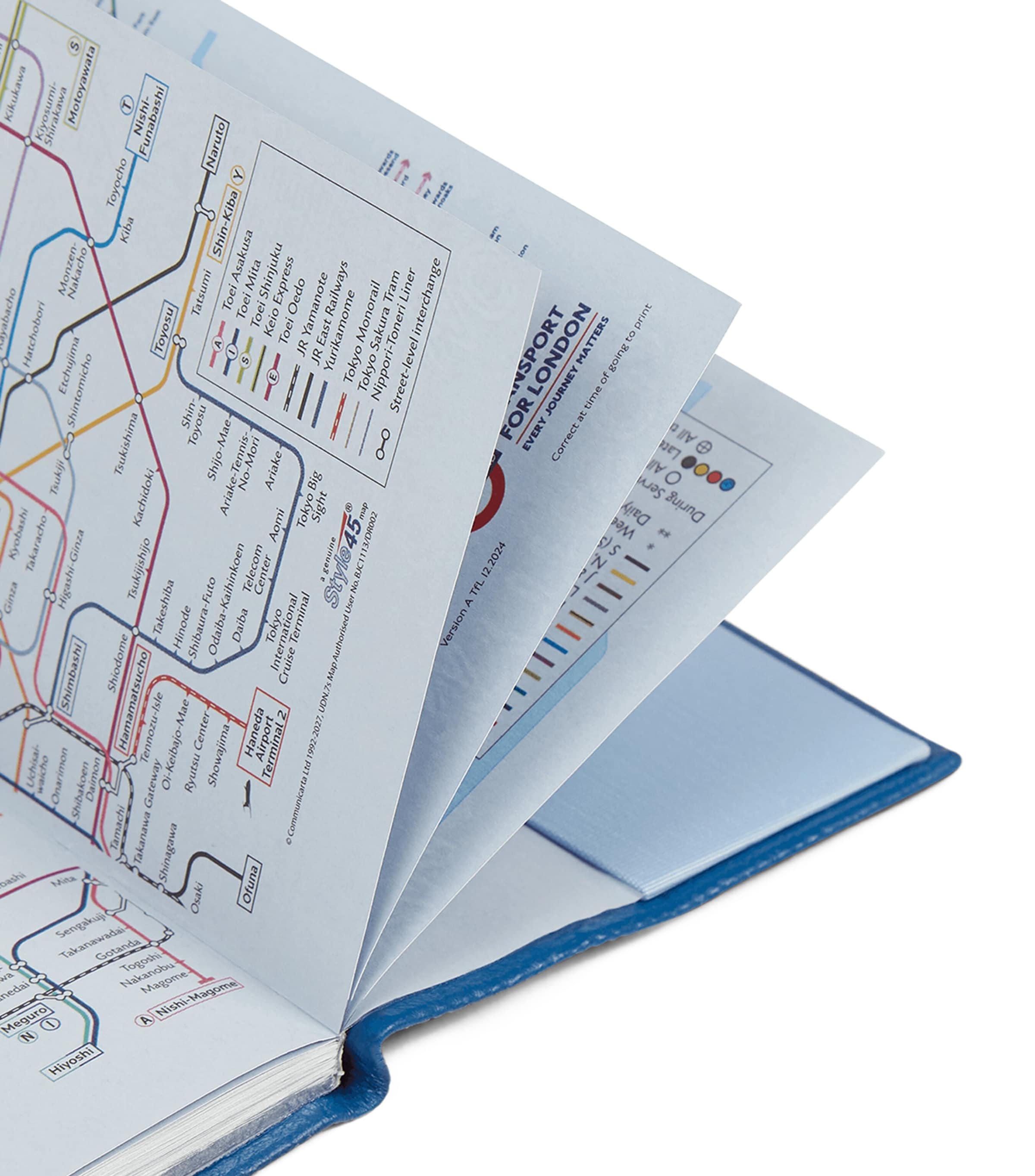 Panama Leather Weekly Diary 2026 CERULEAN Image 7