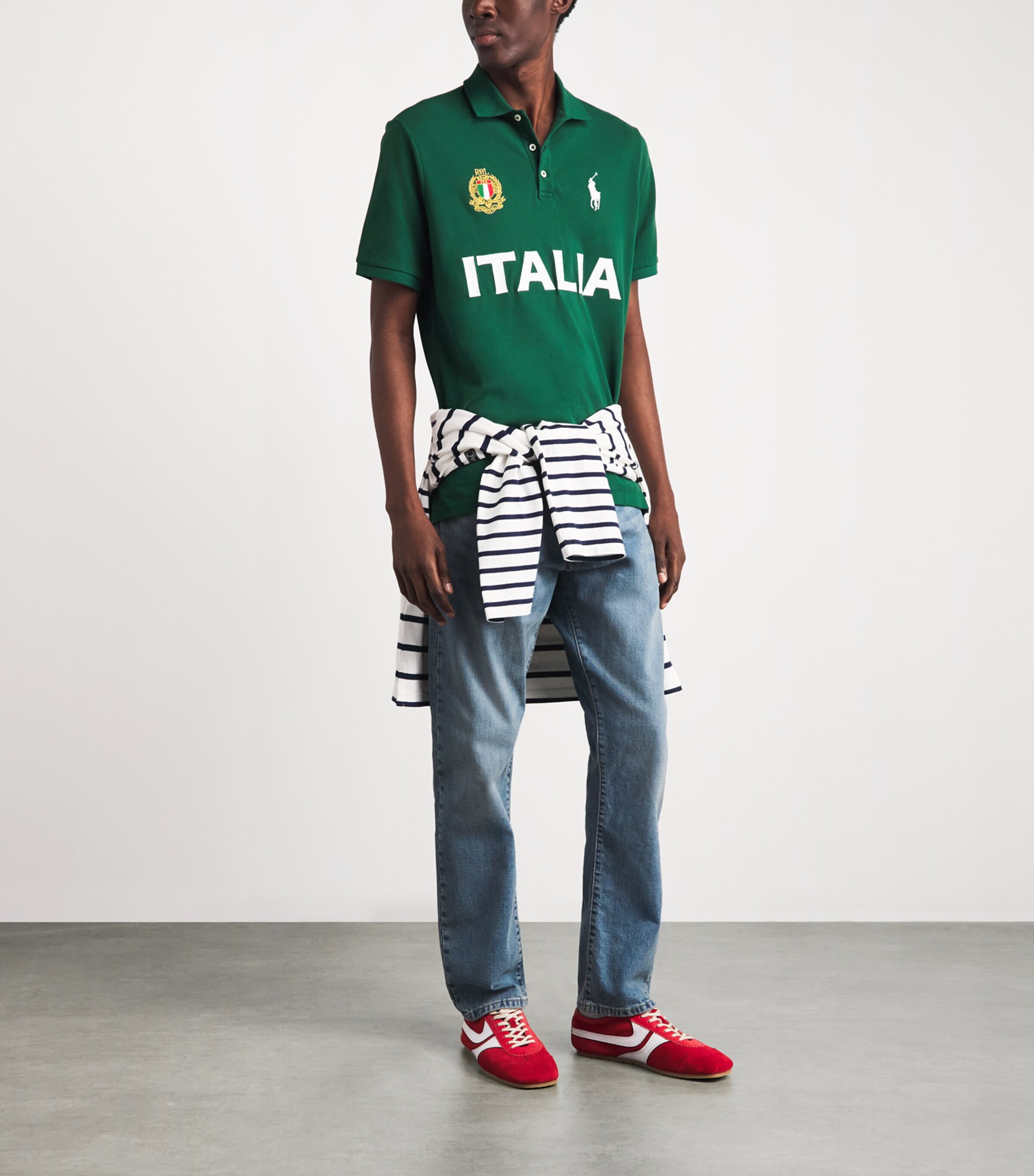 Polo Ralph Lauren Mens Cotton Italy Polo Shirt New Image 2