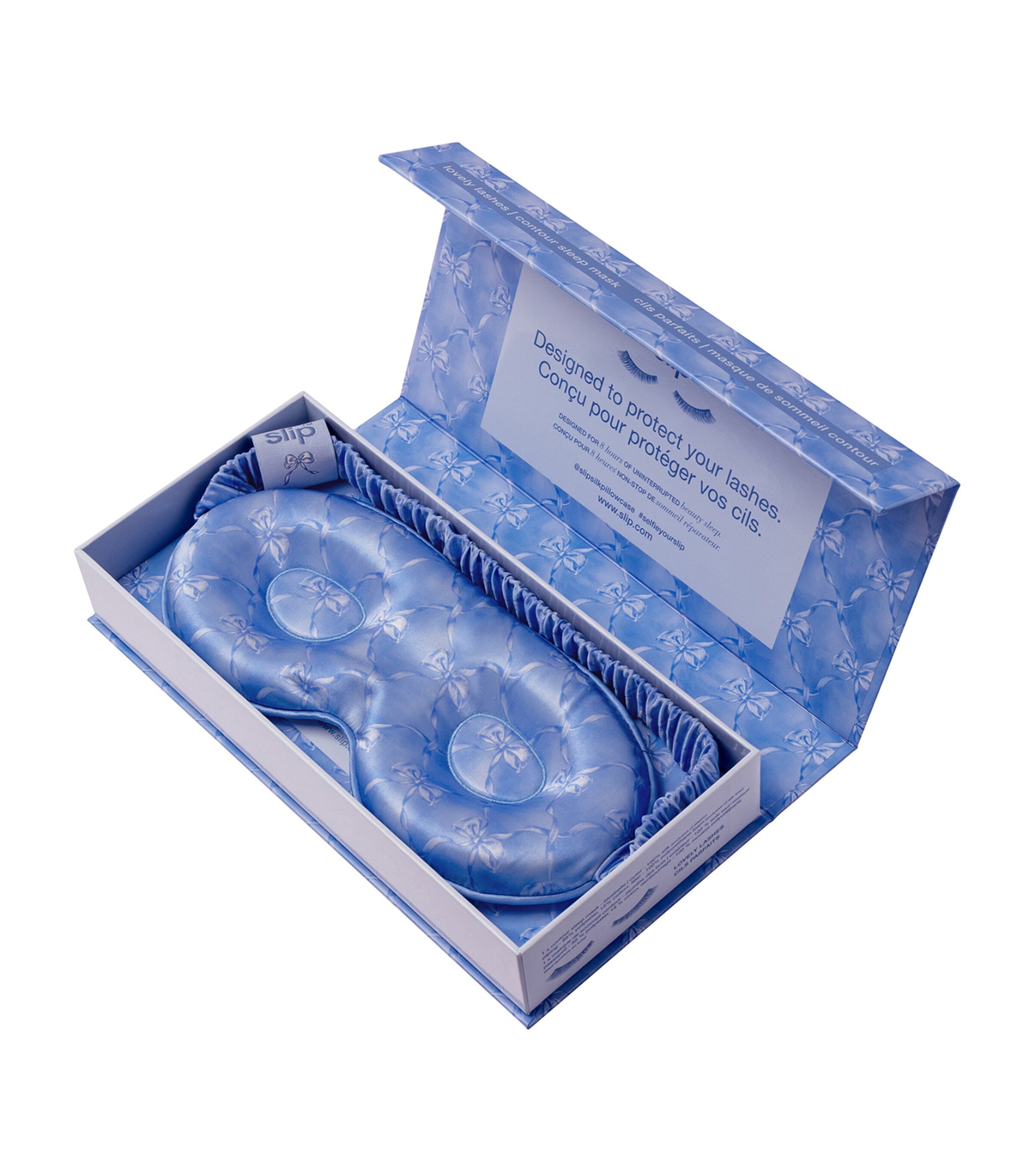 Slip Mulberry Silk Contour Sleep Mask Bluebelle Image 6