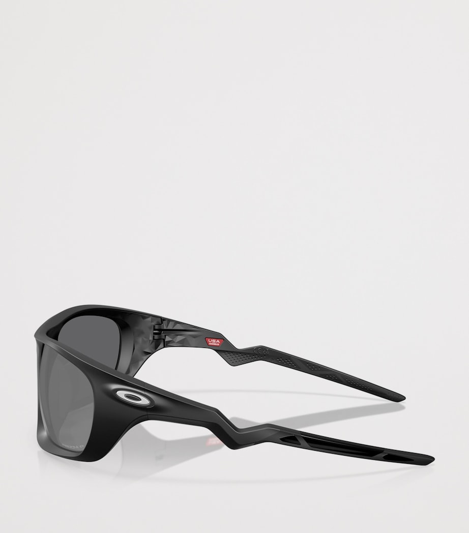 Oakley Lateralis Rectangle Sunglasses Black Image 3