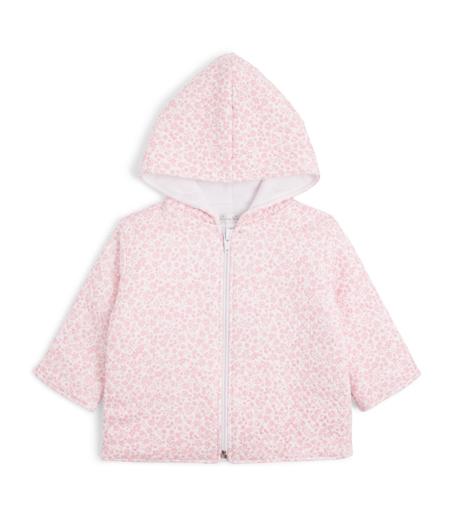 Kissy Kissy Pima Cotton Floral Jacket (3-18 Months) Pink Image 1