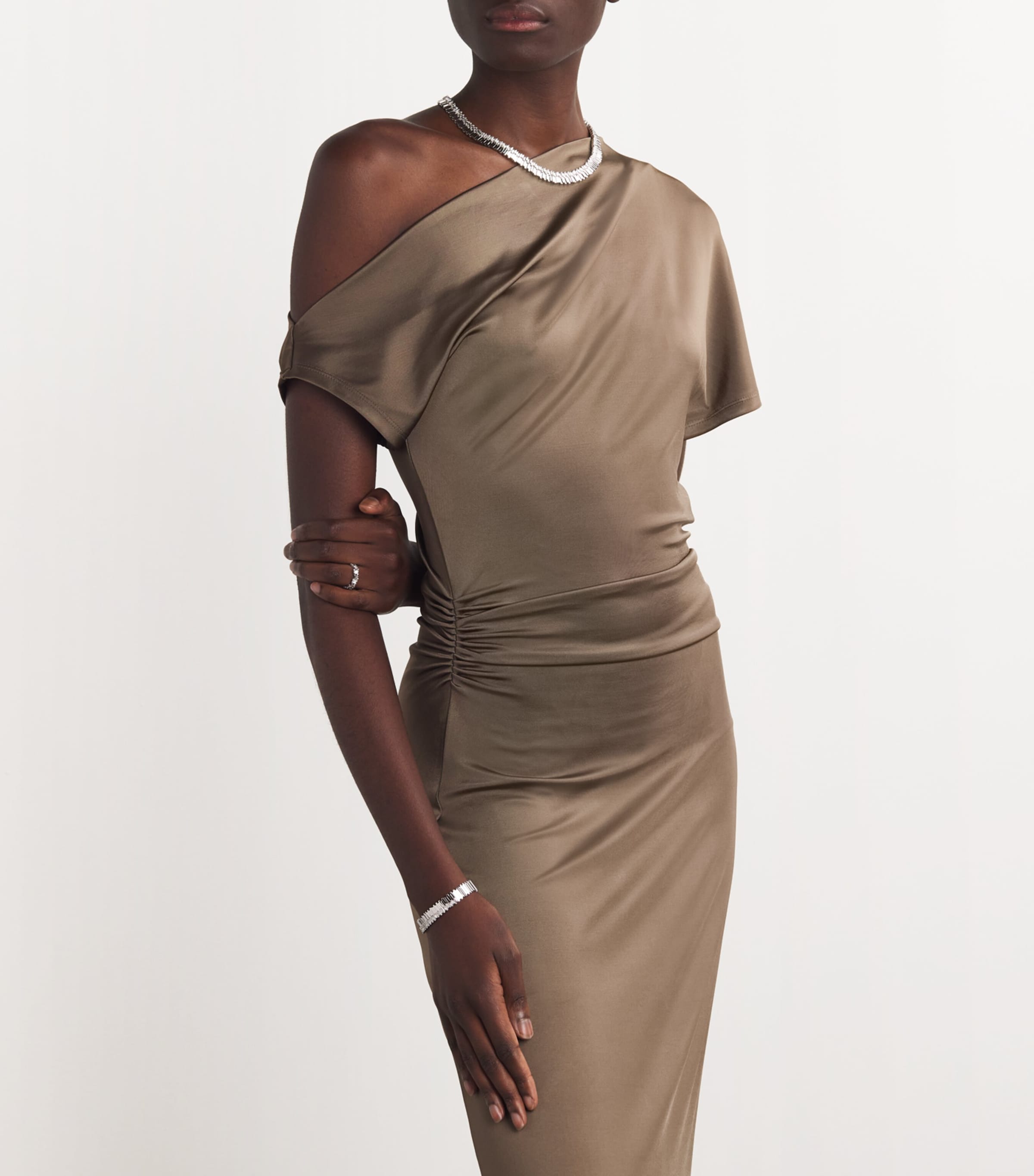 White Gold and Diamond Golden Age Bangle 18K WG/WD Image 5