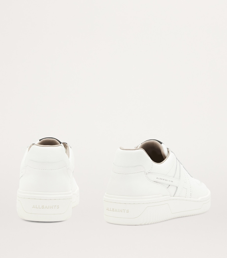 Leather Valentina Low-Top Sneakers WHITE Image 2