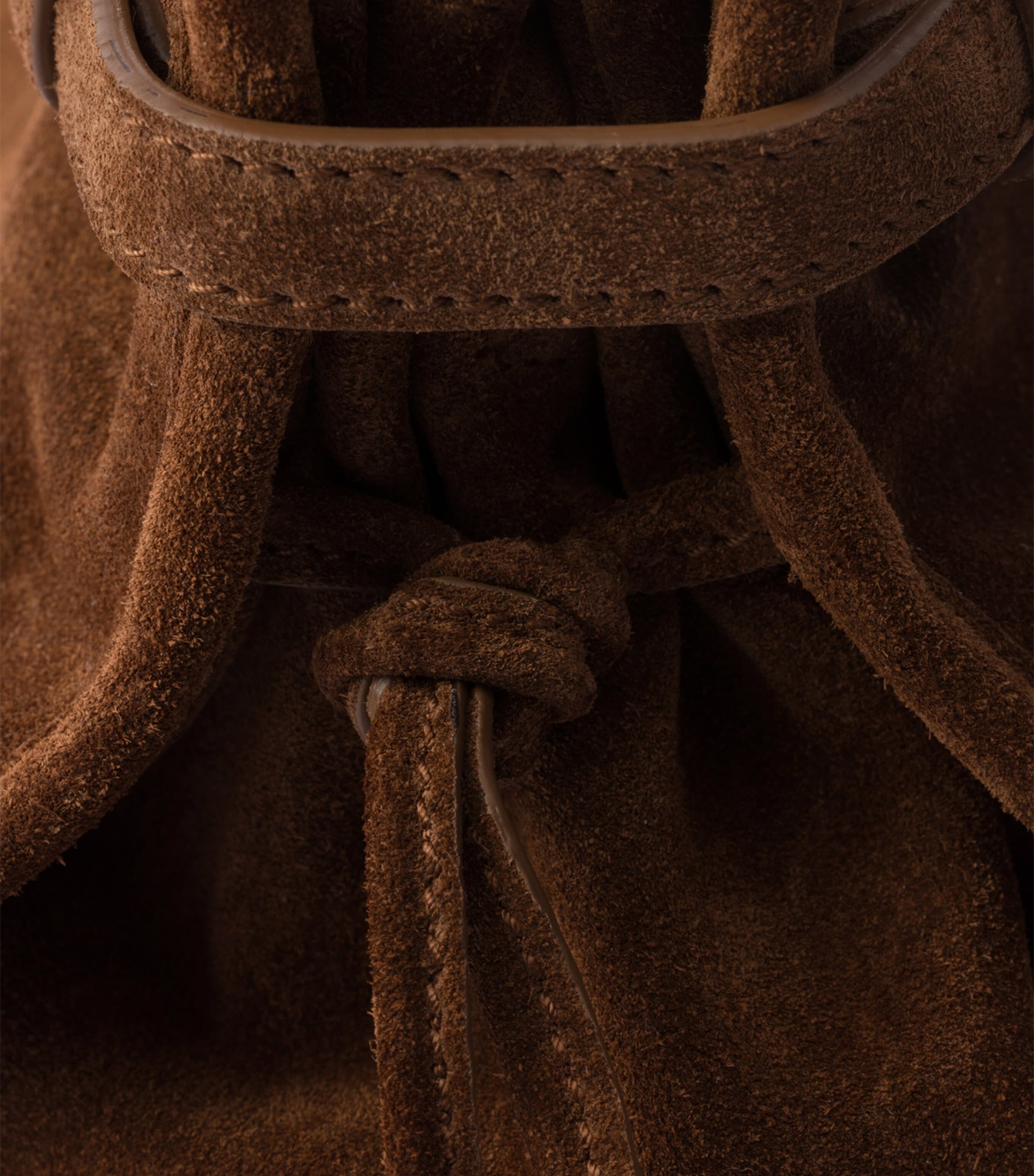 Medium Suede Belted Bonnie Shoulder Bag F0324 Image 5