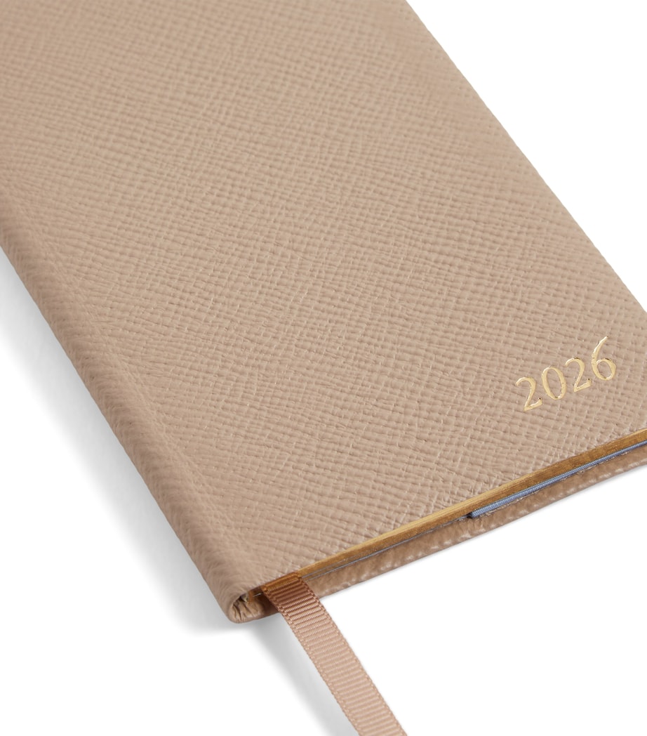Panama Leather Weekly Diary 2026 SANDSTONE Image 5
