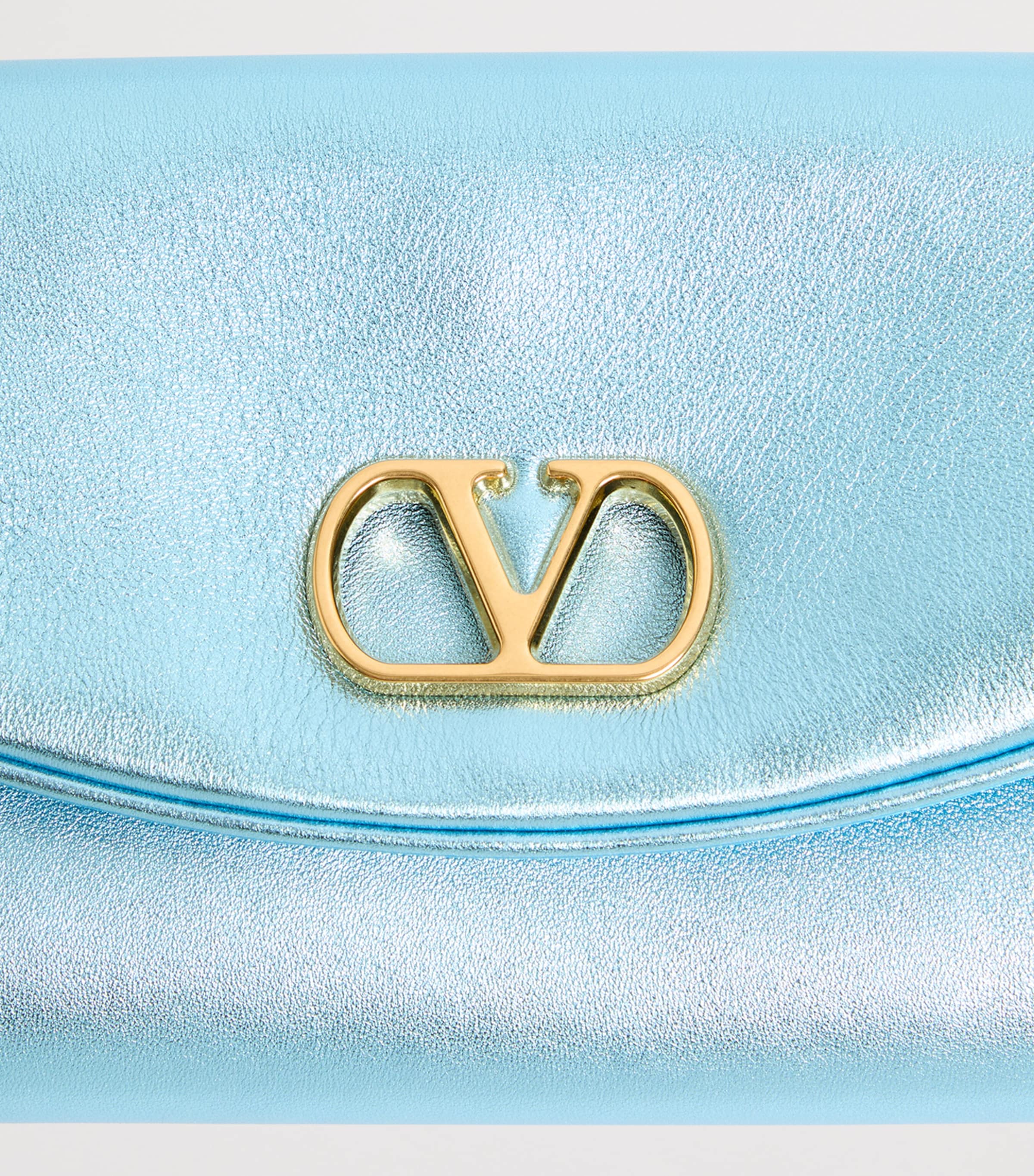 Small Leather DeVain Shoulder Bag E08 Image 8