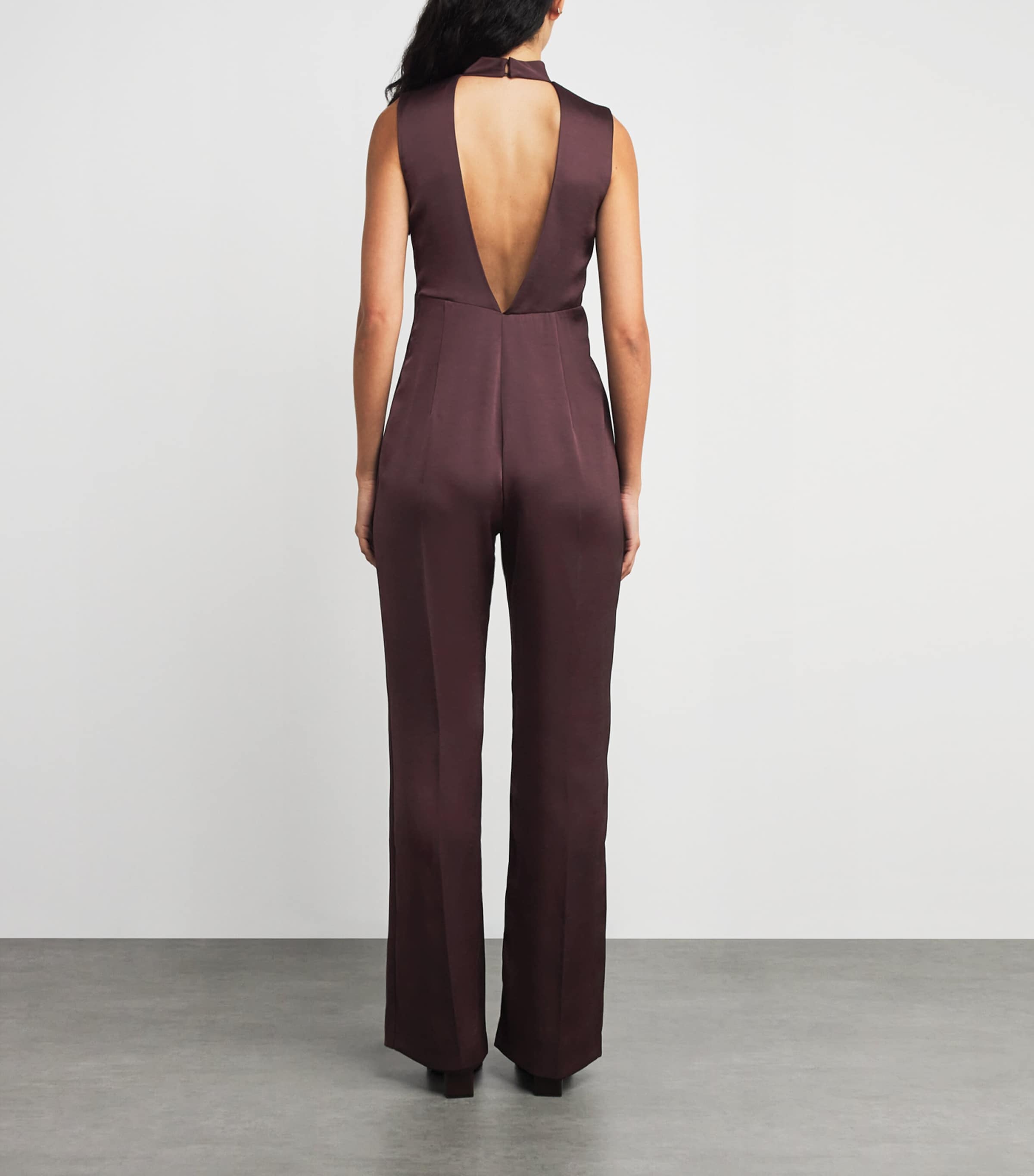 Satin Jumpsuit AUBERGINE Image 3