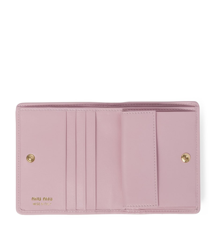 Miu Miu Leather Matelassé Wallet Image 5