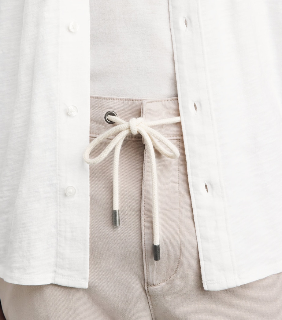 PAIGE Mens Drawstring Fraser Chinos Fresh Oyster Image 3