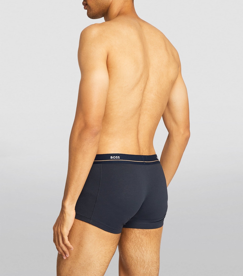 Stretch-Cotton Logo Trunks (Pack of 5) 460/MULTI Image 3