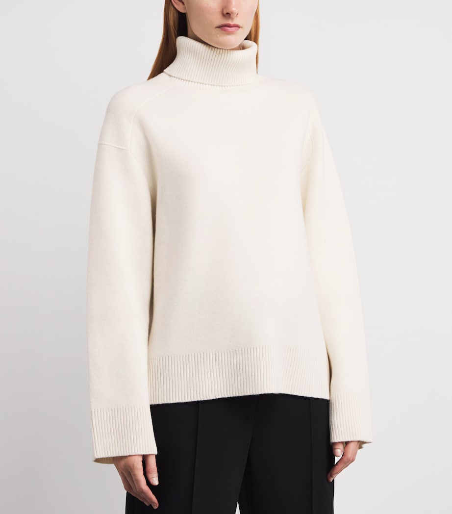 Merino Wool Rollneck Sweater C11 Image 3