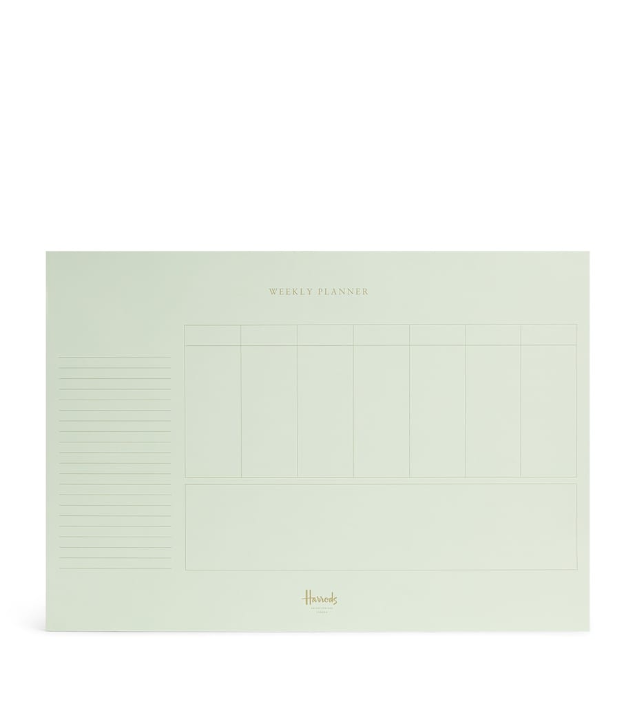 Harrods A3 Weekly Planner Image 1
