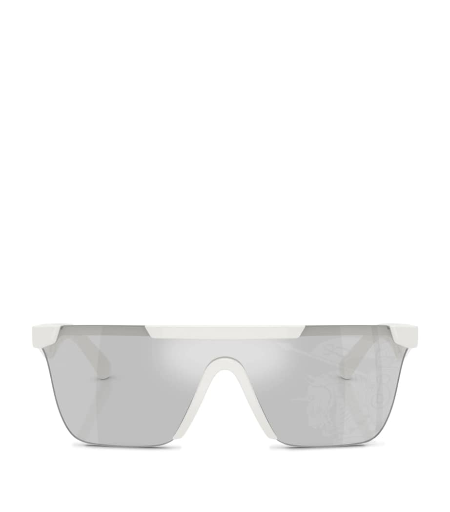 Burberry Injected BE4480D Rectangle Sunglasses White Image 1
