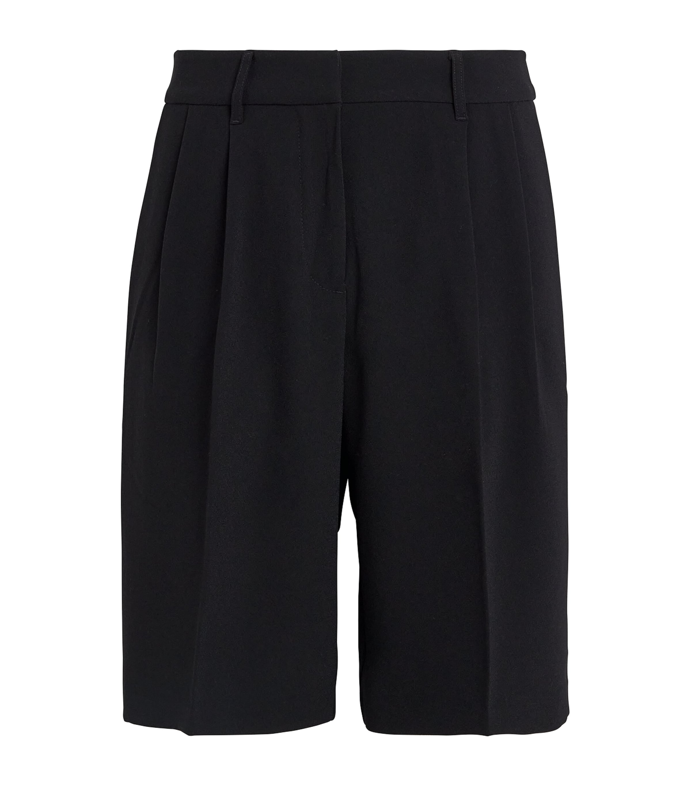 Harrods Crepe Pleated Bore Shorts