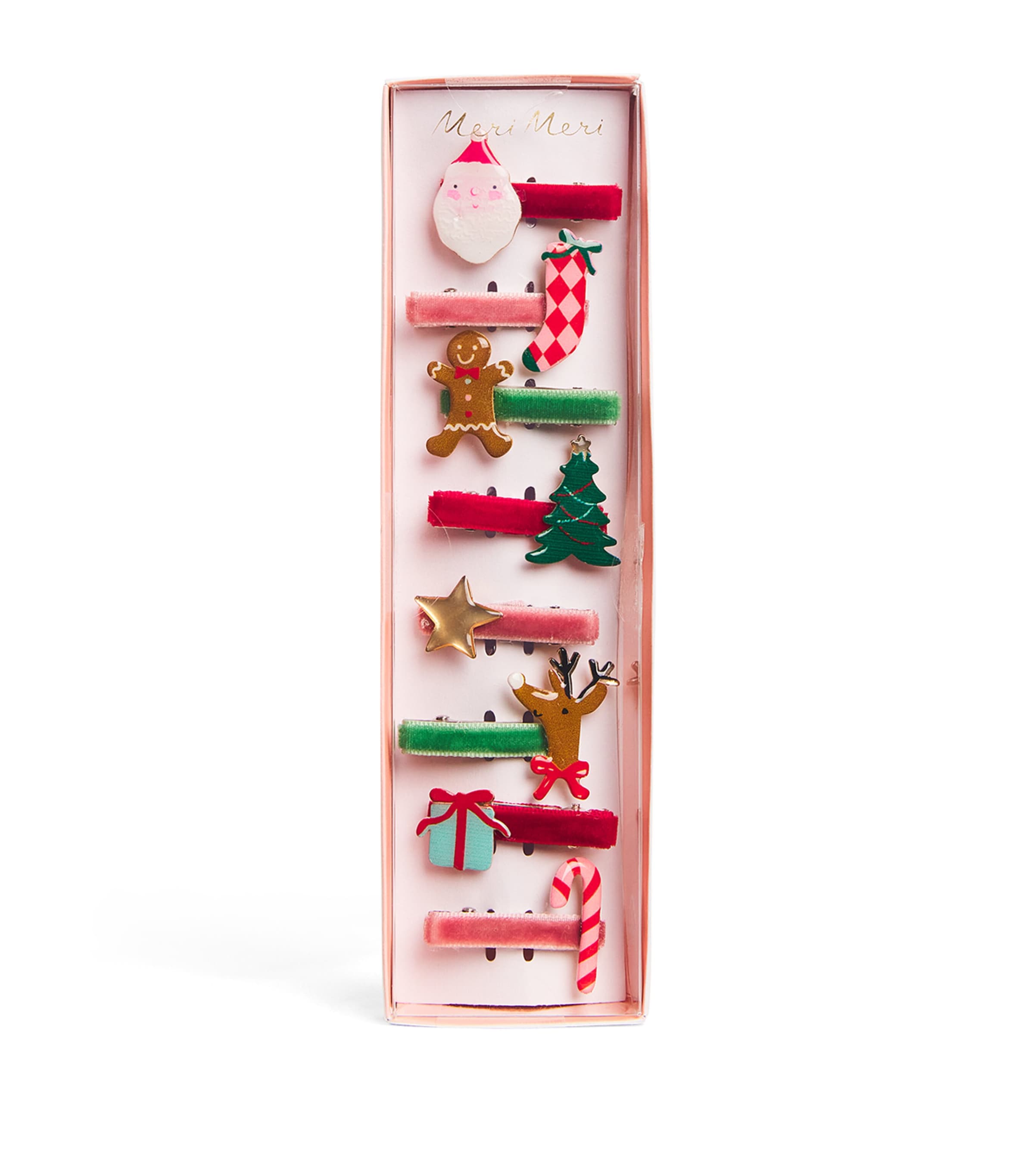 Meri Meri Kids' Jolly Christmas Hair Clips In Multi