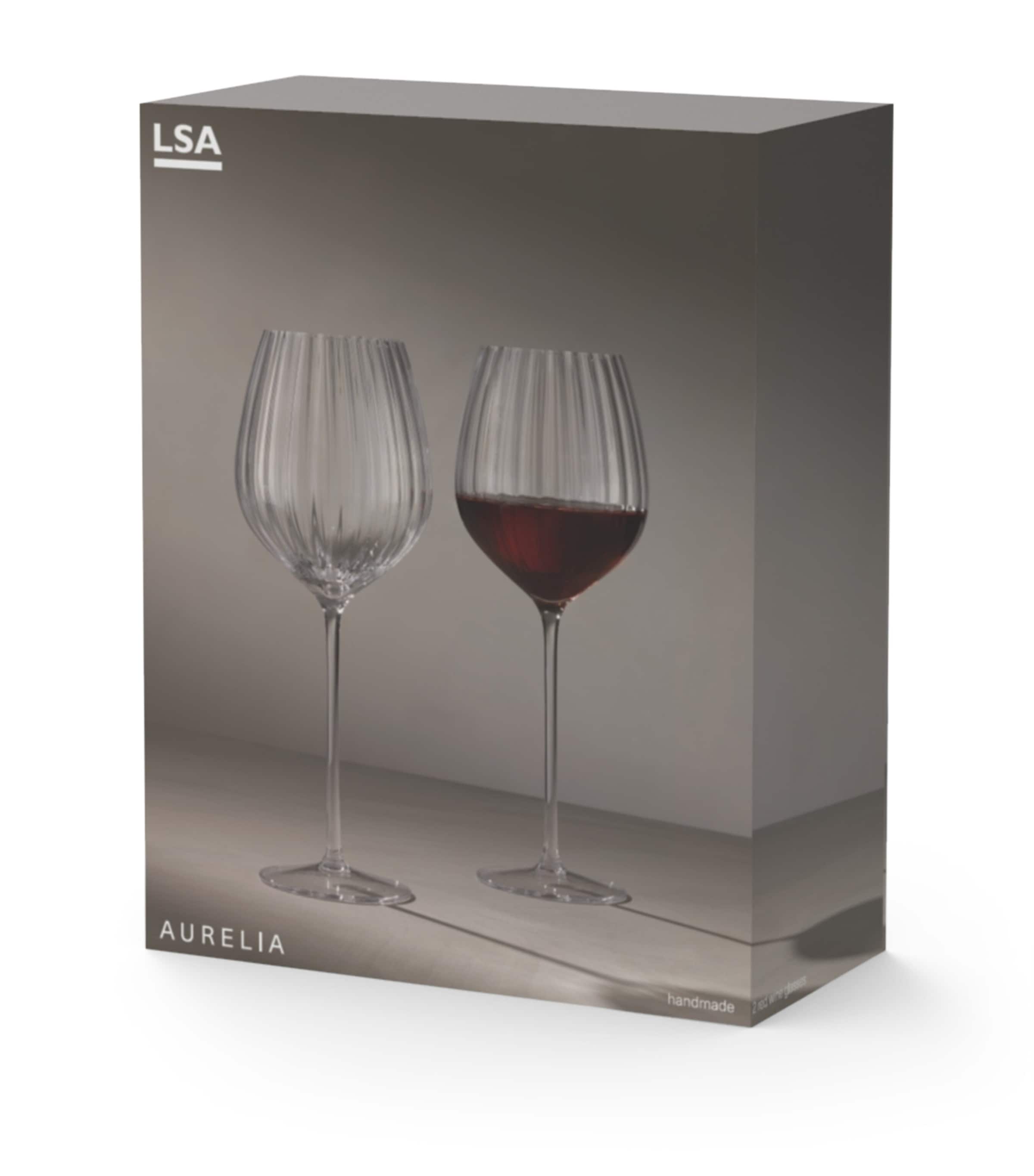 Set of 2 Aurelia Red Wine Glasses (660ml) CLEAR Image 4