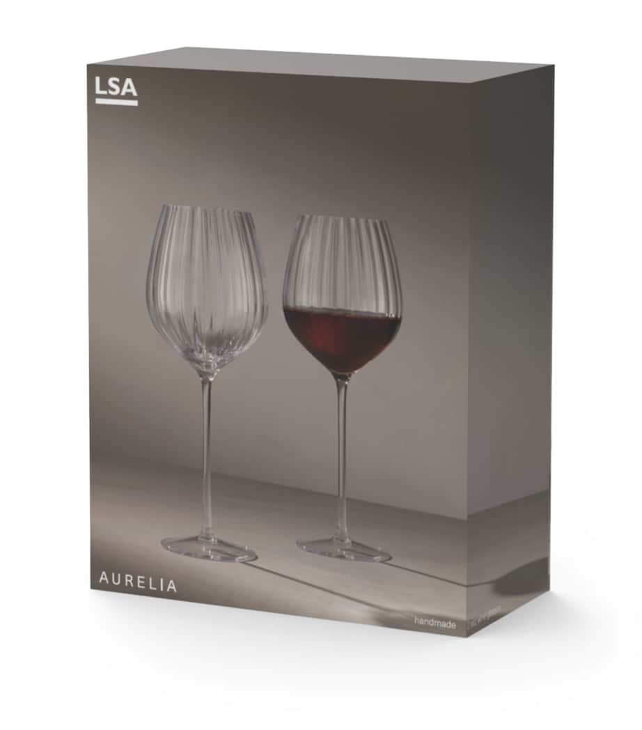 Set of 2 Aurelia Red Wine Glasses (660ml) CLEAR Image 4