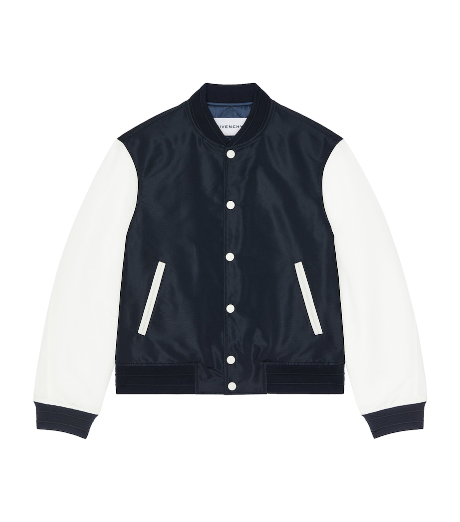 Givenchy Mens Logo Bomber Jacket Image 1