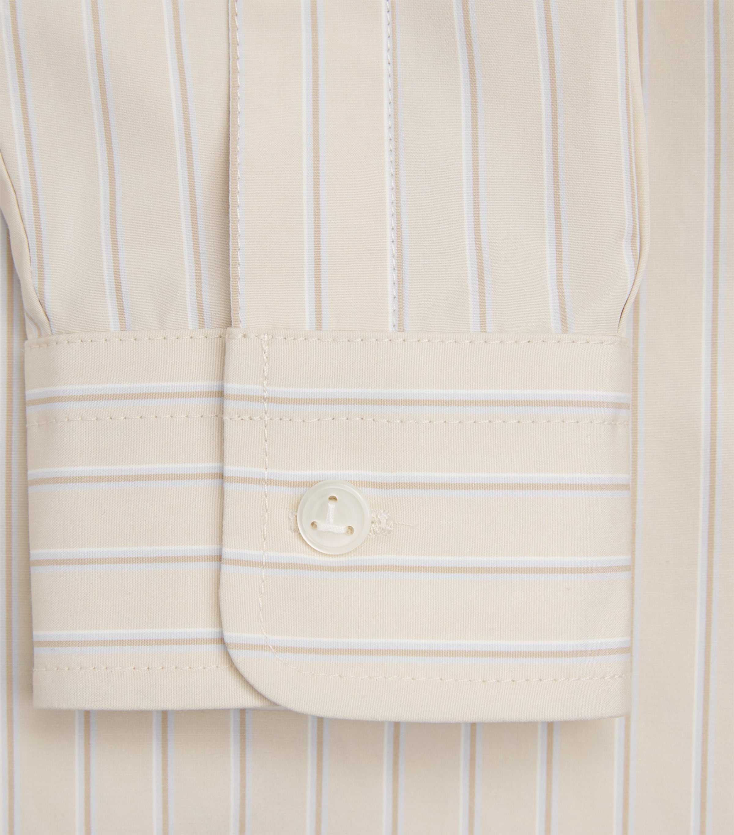 Cotton Stripe Shirt OATMEAL MULTI Image 5