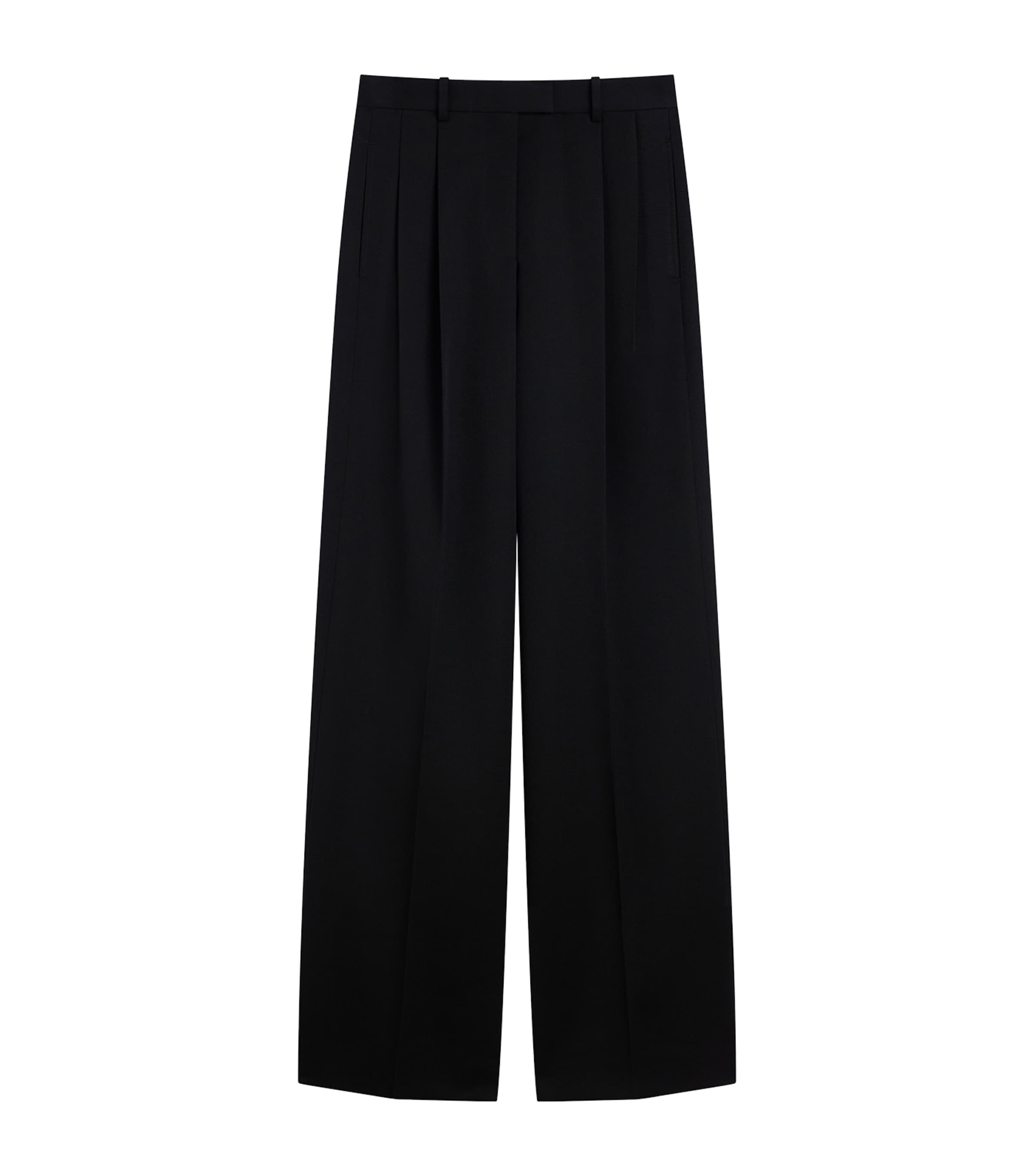 Givenchy Womens Wool Pleated Trousers Image 1