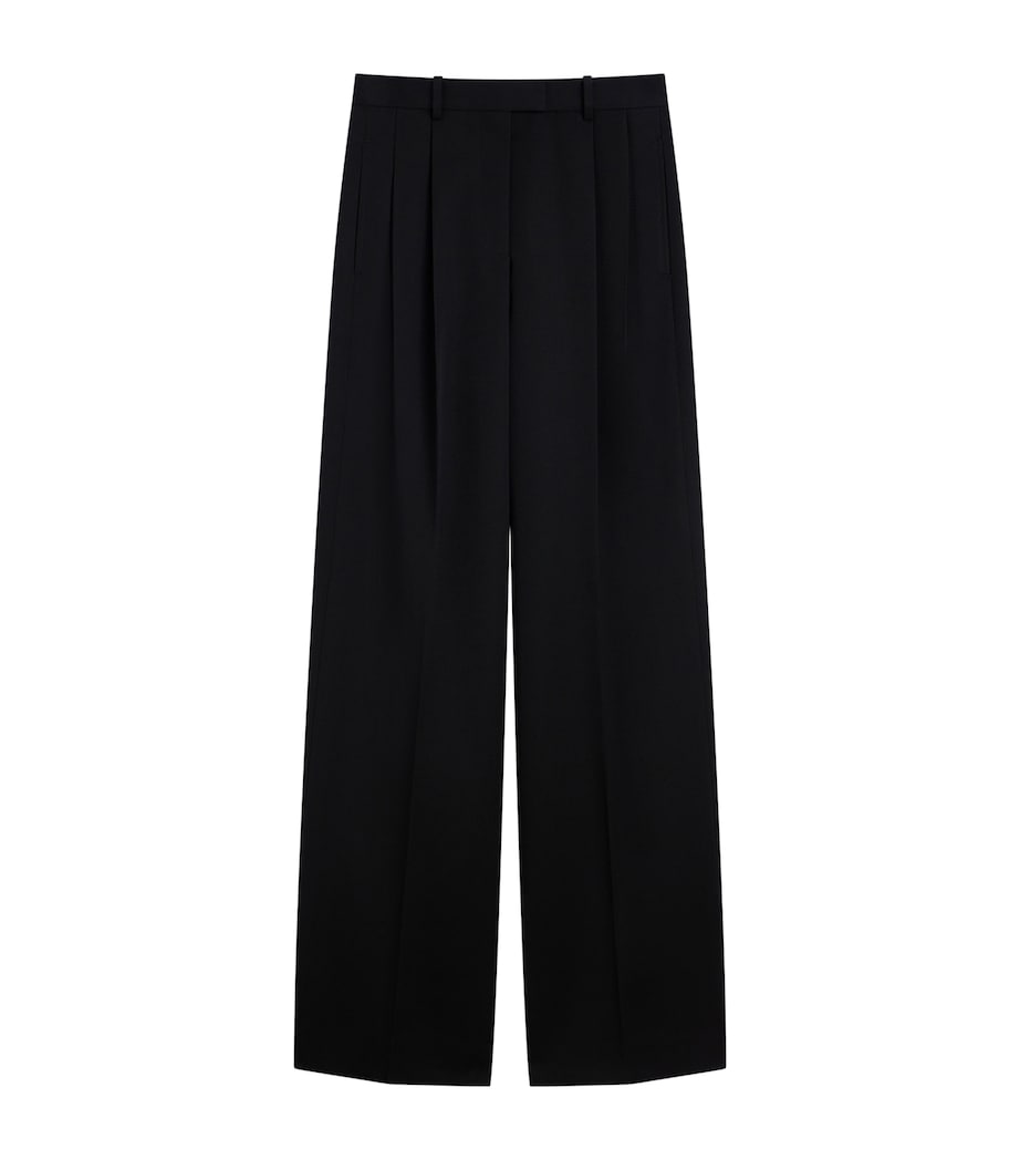 Givenchy Womens Wool Pleated Trousers Image 1