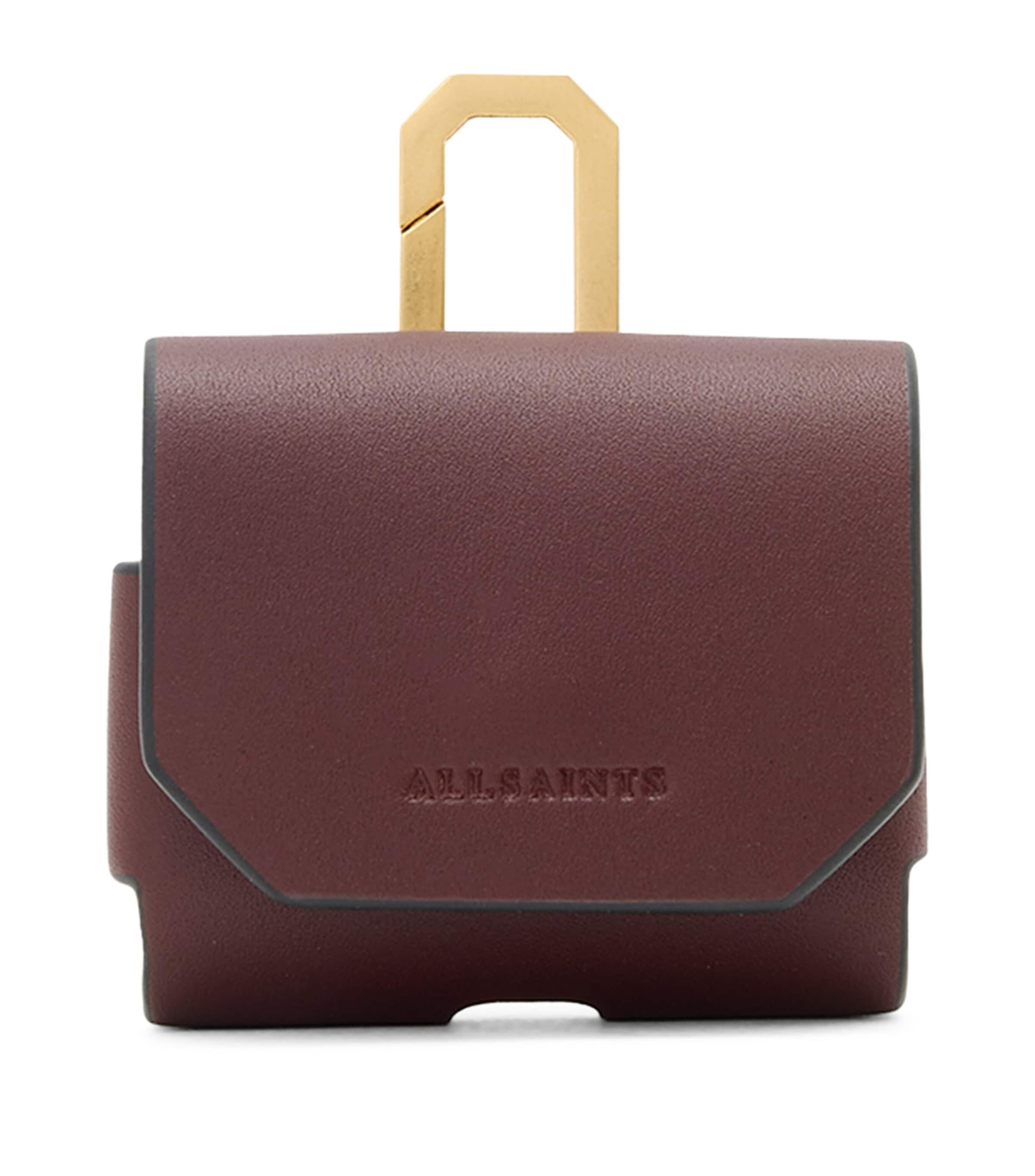 Leather AirPods Case DARK RED Image 1