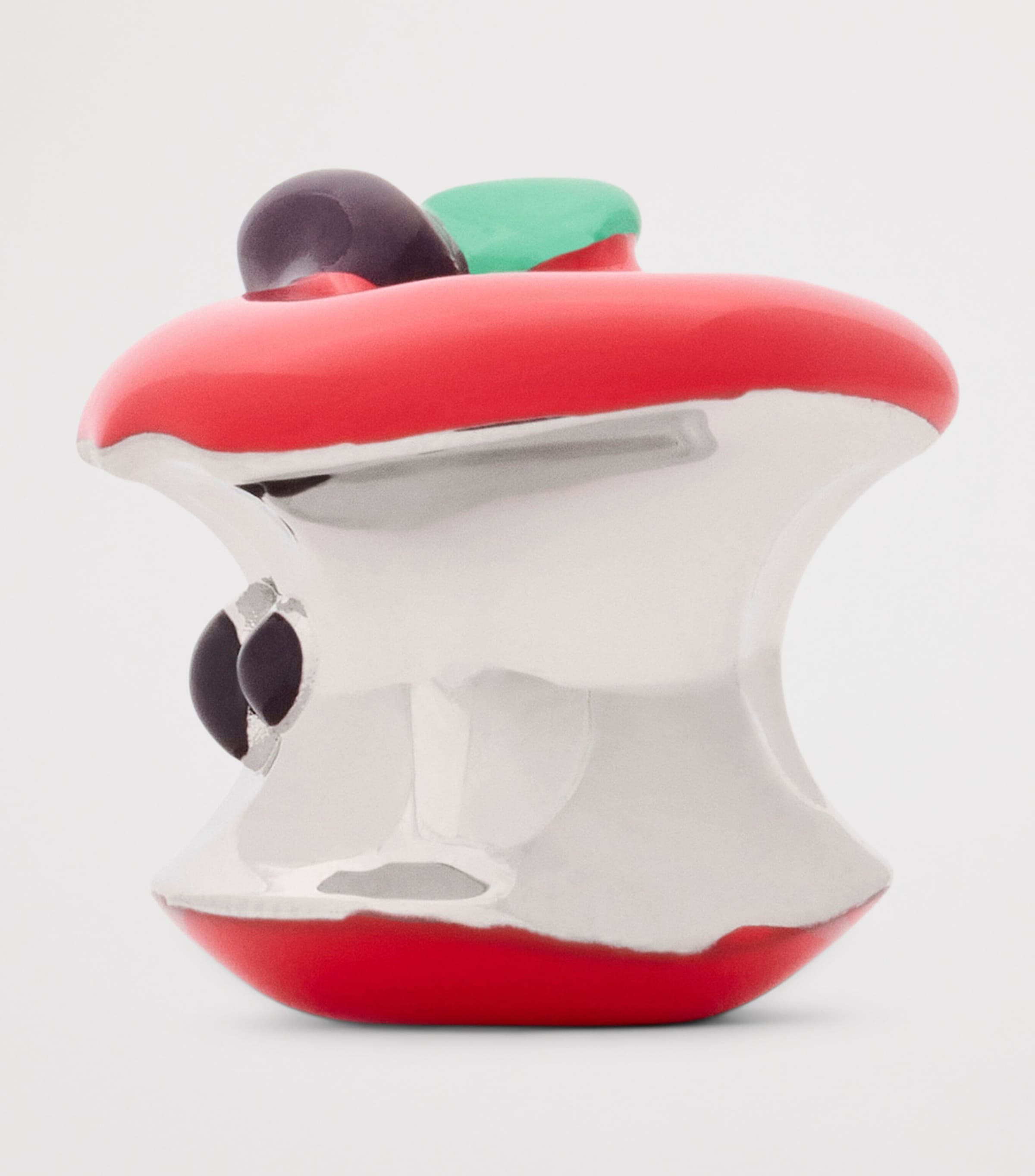 LOEWE Apple Slice Dice Charm Silver/red Image 2