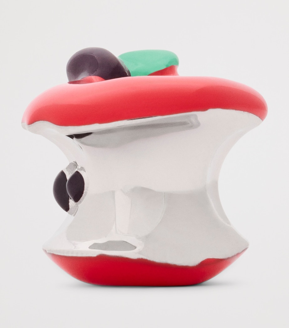 LOEWE Apple Slice Dice Charm Silver/red Image 2
