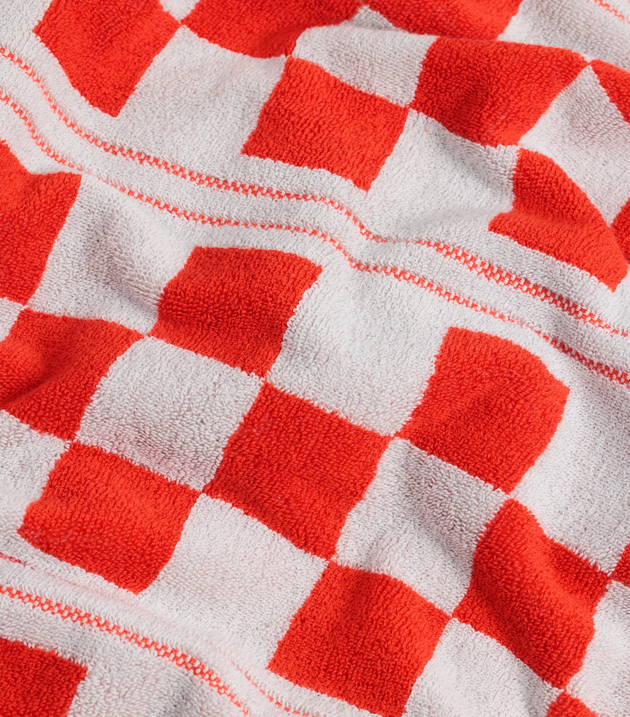 Busby Beach Towel (90cm x 170cm) CLOUD & RANCH RED Image 6