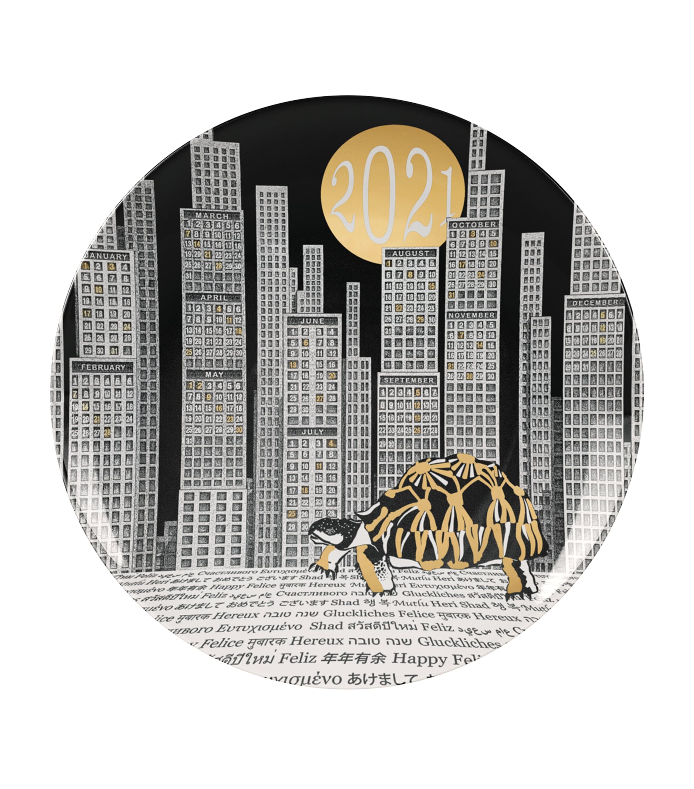 Fornasetti 2021 Calendar Wall Plate