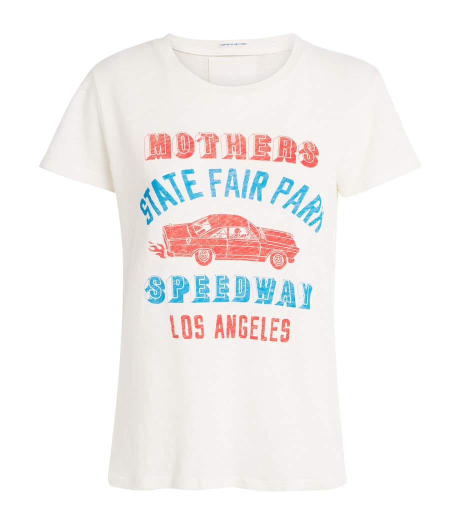 MOTHER Womens The Lil Sinful T-Shirt Speedway Image 1