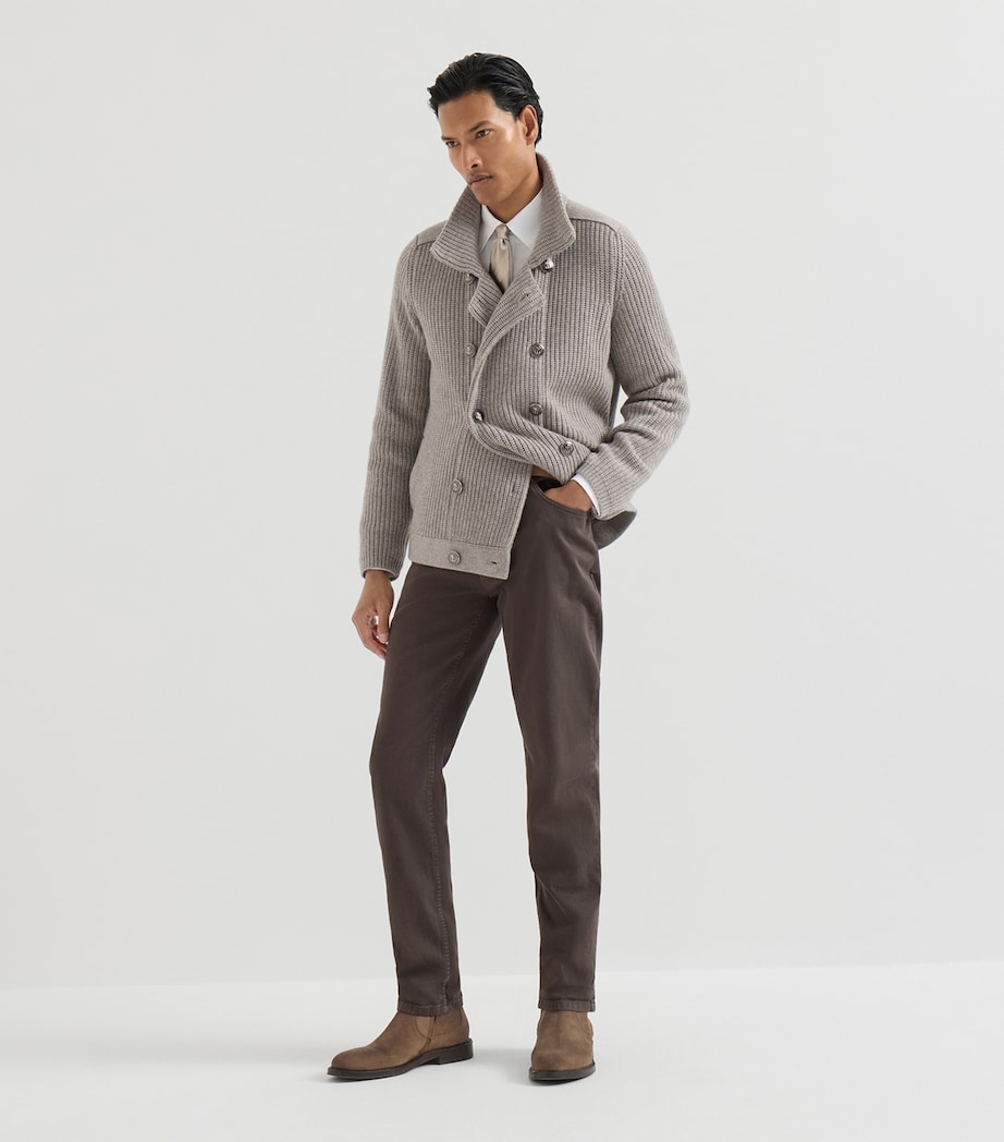 Brunello Cucinelli Mens Comfort Denim Five-Pocket Trousers Image 2