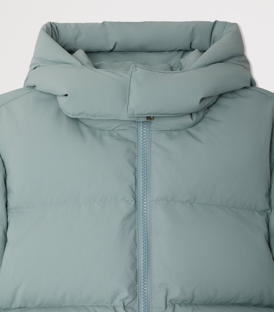 Hooded Puffer Coat (10-14 Years) VERT CELADON Image 3