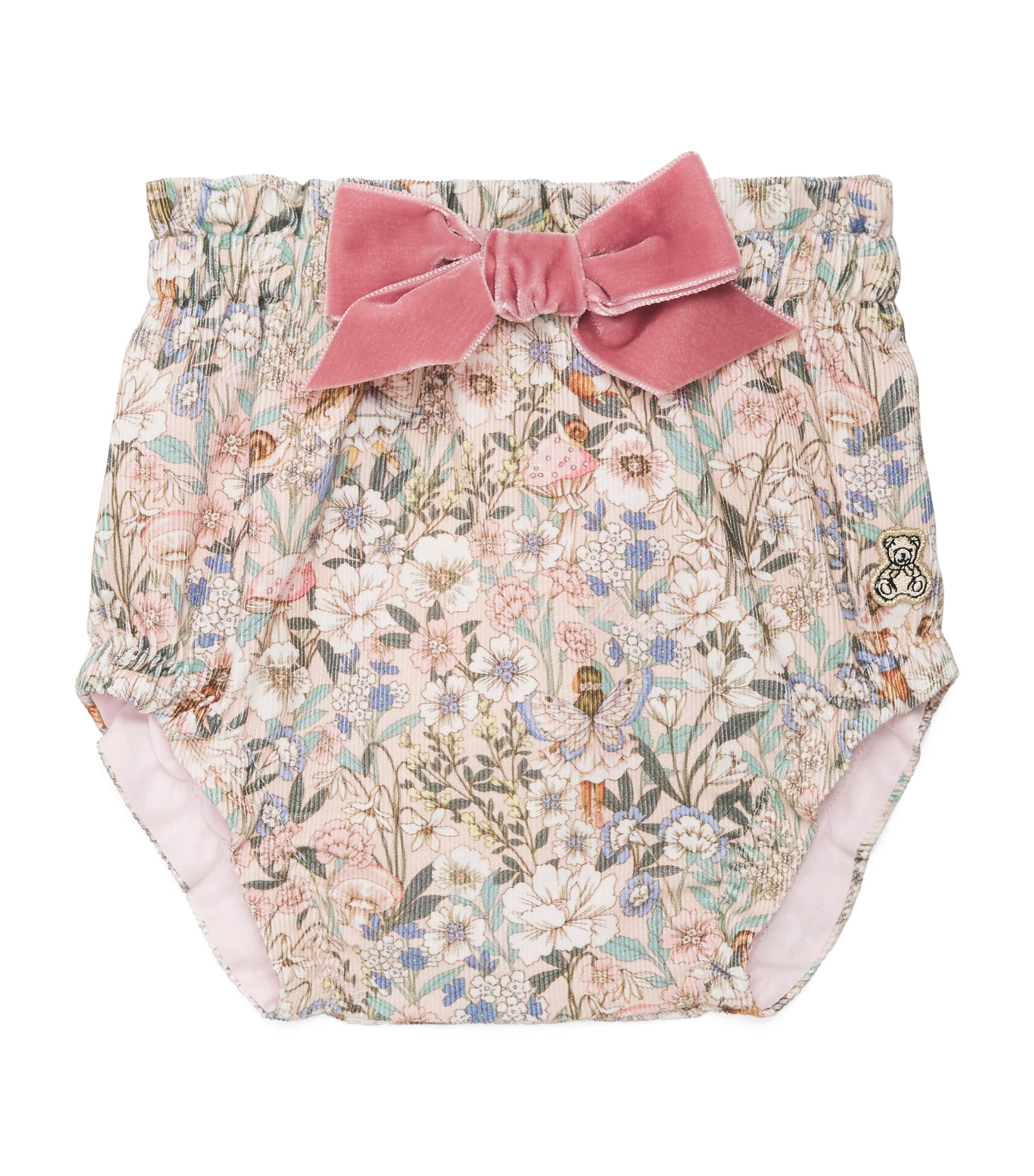Harrods Floral Print Bloomers (0-18 Months) Pink Image 1
