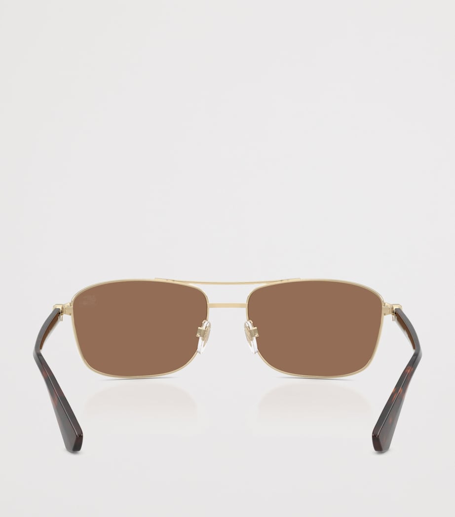 Burberry Metal Pilot Sunglasses Image 4