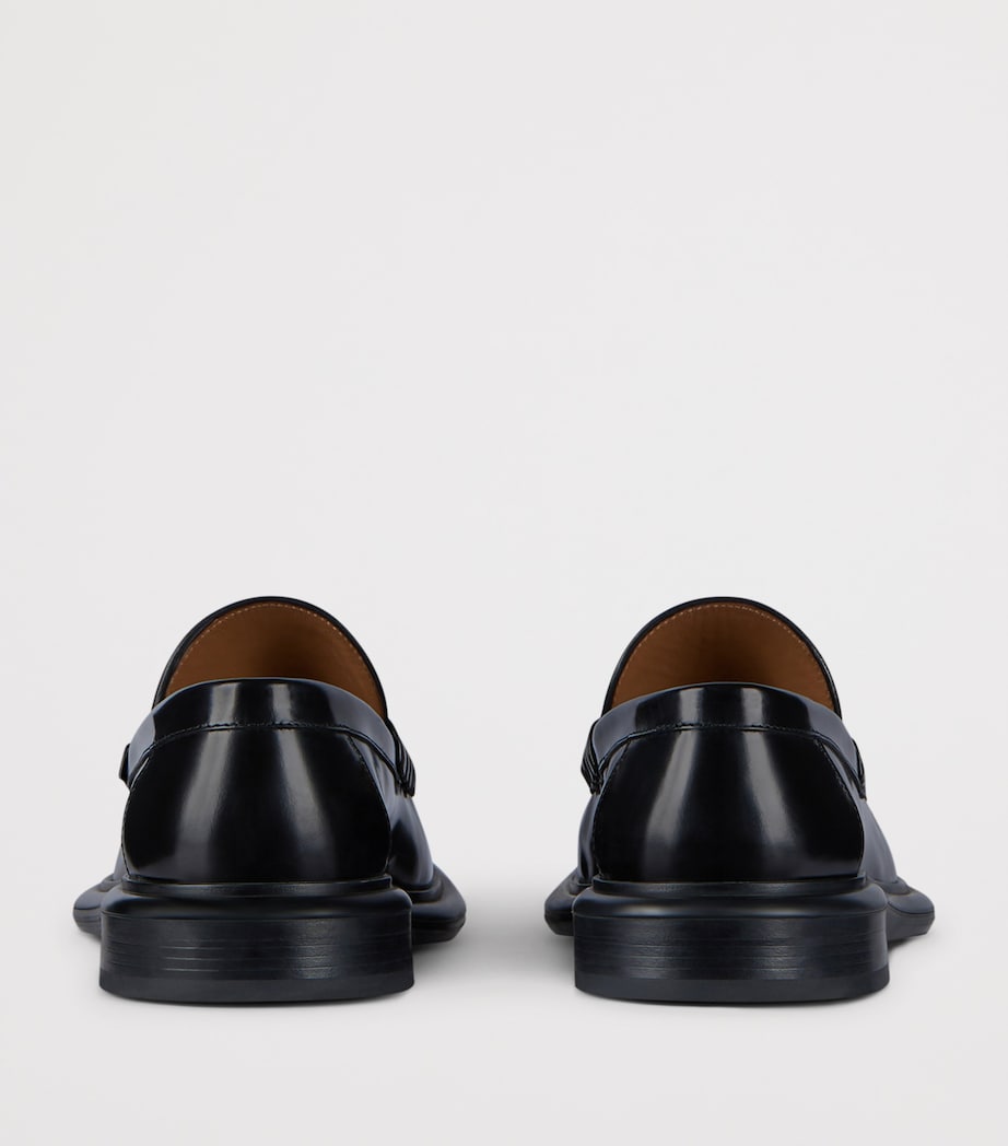 Leather Loafers BLACK Image 6
