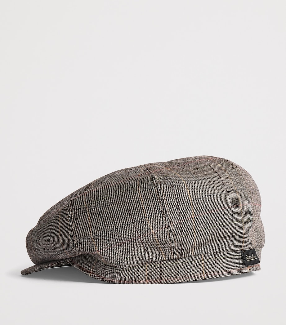 Wool-Blend Cesare Flat Cap MICRO 257B Image 3