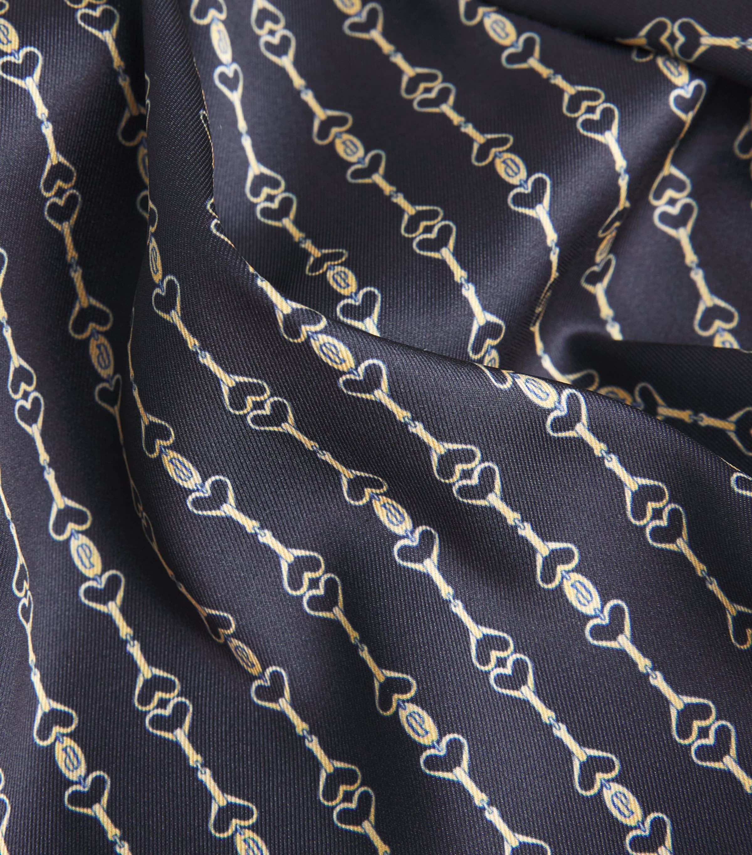 Wide Leg Printed Trousers DARK PRINT Image 5