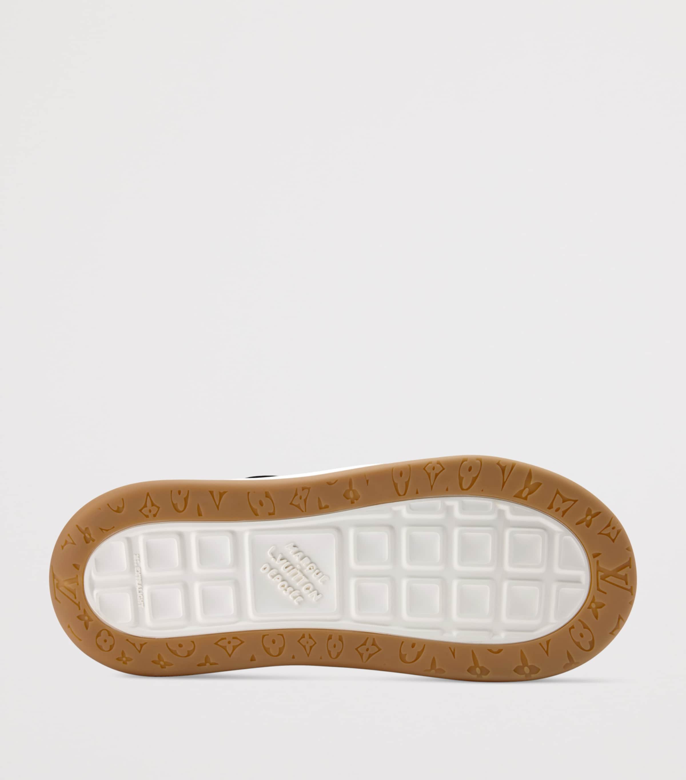 Suede Tilted Low-Top Sneakers BLACK Image 6