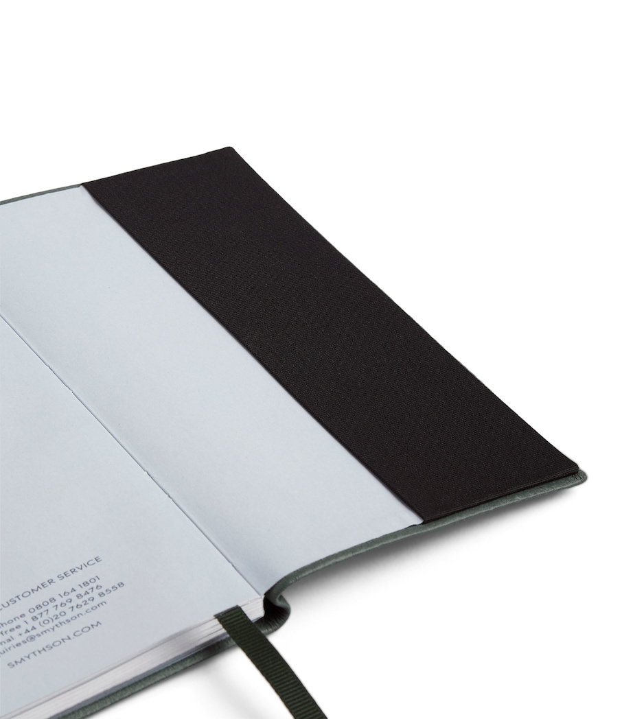 Smythson Leather Panama Weekly Diary 2027 Slate Green Image 4