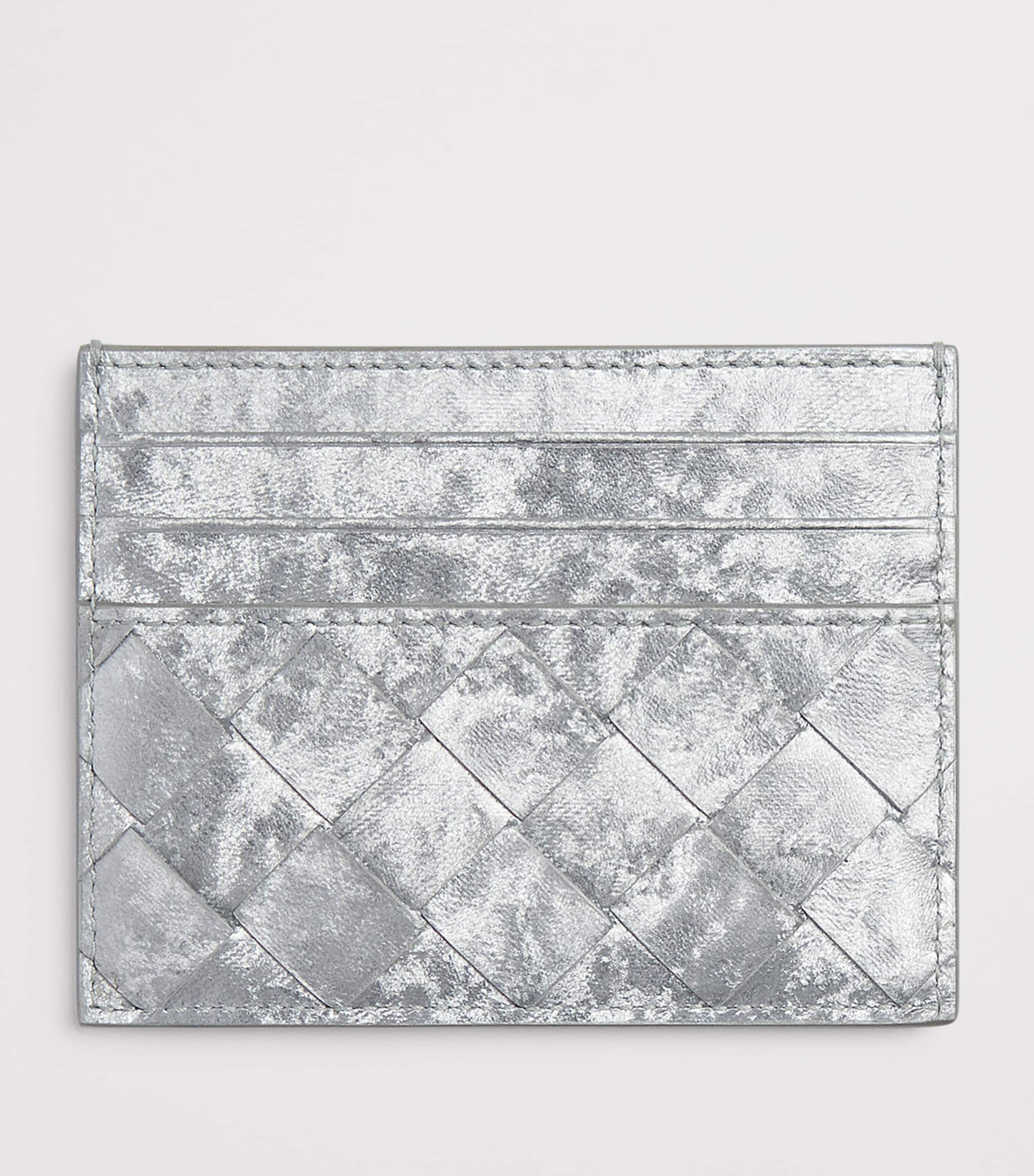 Lambskin Intrecciato Card Holder 8101 Image 2