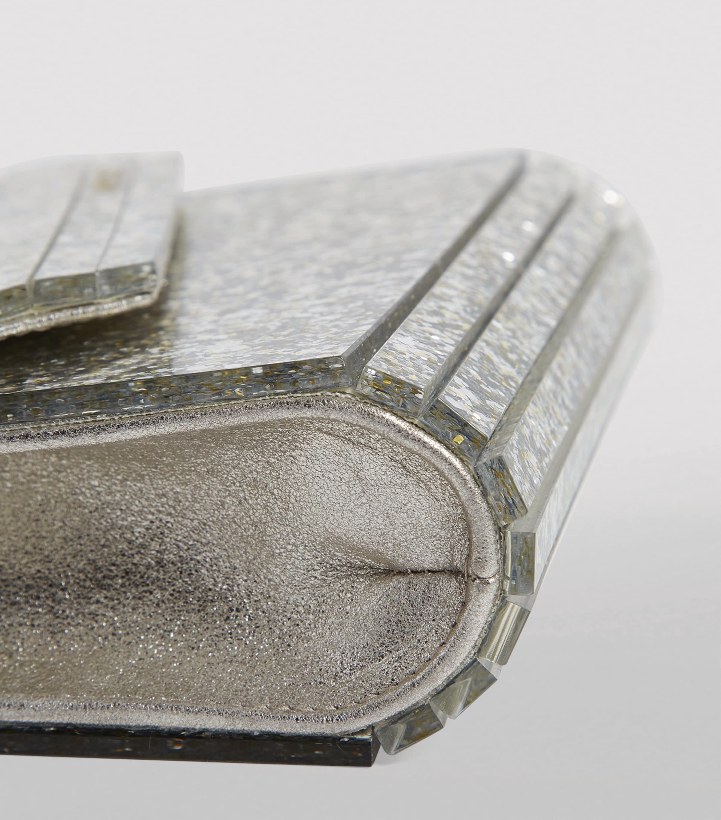 Glitter Candy Clutch Bag CHAMPAGNE Image 8